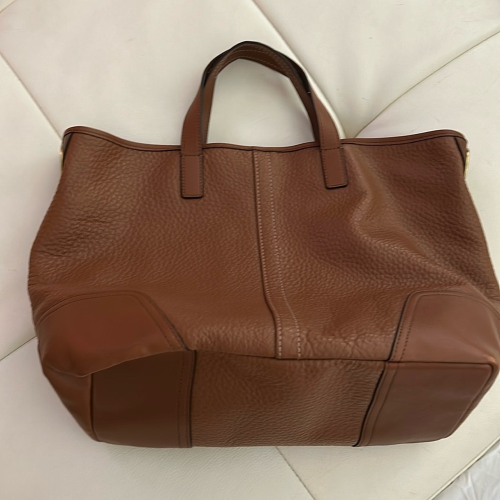 Coach Pebble Leather Purse Tote Satchel